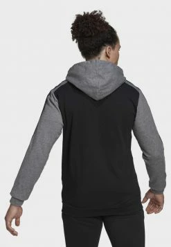 Adidas Performance ESSENTIALS - Zip-up Sweatshirt - Black -adidas Performance Shop 803b0b1cd28441d69e57aa327a1c5e11