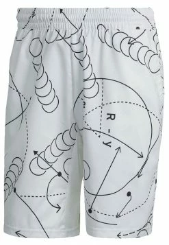 Adidas Performance CLUB GRAPHIC TENNIS - Sports Shorts - White -adidas Performance Shop 8066ea6901fb4823b8289bb08d300449