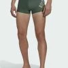 Adidas Performance WORDING - Swimming Trunks - Green