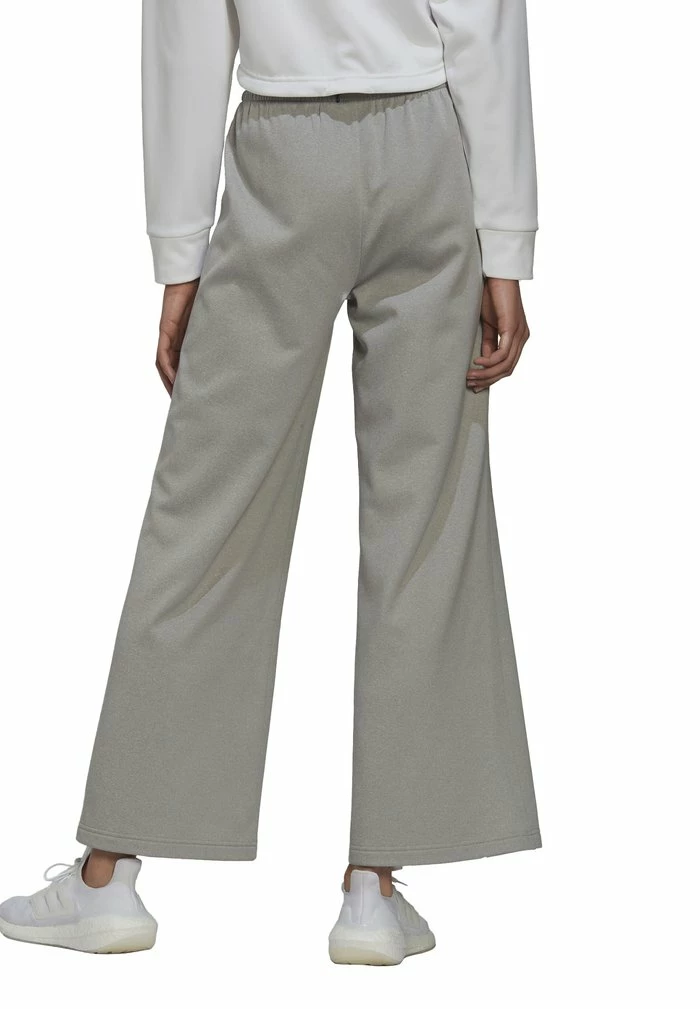 Adidas Performance W GG WIDELEG PT - Trousers - Medium Grey Heather/white 5 Adidas Performance W GG WIDELEG PT - Trousers - Medium Grey Heather/white - Image 3