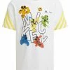 Adidas Performance Sports T-shirt - White/impact Yellow -adidas Performance Shop 81ab566c46084a59a5aa153f4addea9f