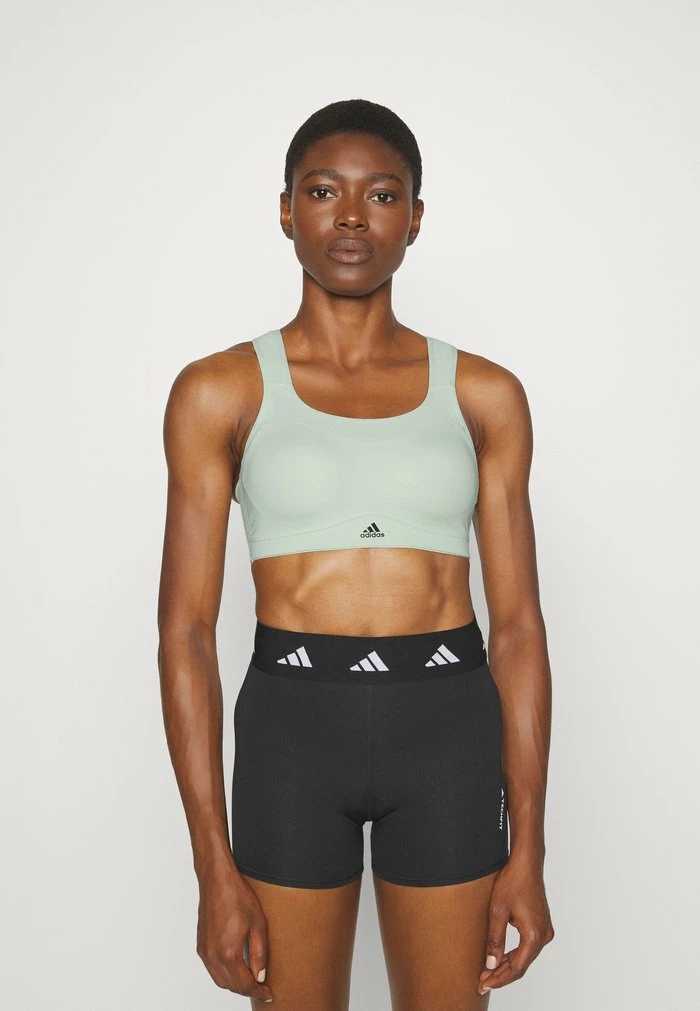 Adidas Performance High Support Sports Bra - Linen Green/black 3 Adidas Performance High Support Sports Bra - Linen Green/black