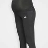 Adidas Performance MATERNITY - Leggings - Black/white -adidas Performance Shop 82187cbc3b8b48ad8ffaf185fa4a94e9