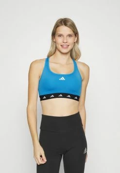 Adidas Performance Medium Support Sports Bra - Pulse Blue/black