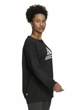 Adidas Performance W FI BOS CREW - Sweatshirt - Black -adidas Performance Shop 8275e7ea29004326ba1afc69dff6e647