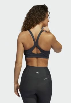 Adidas Performance MS BRA TRAINING WORKOUT DESIGNED4TRAINING AEROREADY SPORTS MEDIUM SUPPORT COMPRESSION - Sports Bra - Carbon -adidas Performance Shop 83410b938a58407e88430e9a8231b9e3