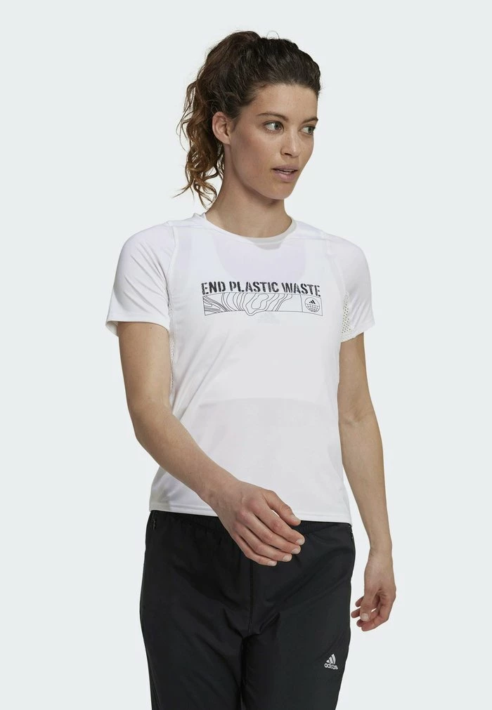 Adidas Performance PARLEY FAST - Print T-shirt - White 3 Adidas Performance PARLEY FAST - Print T-shirt - White