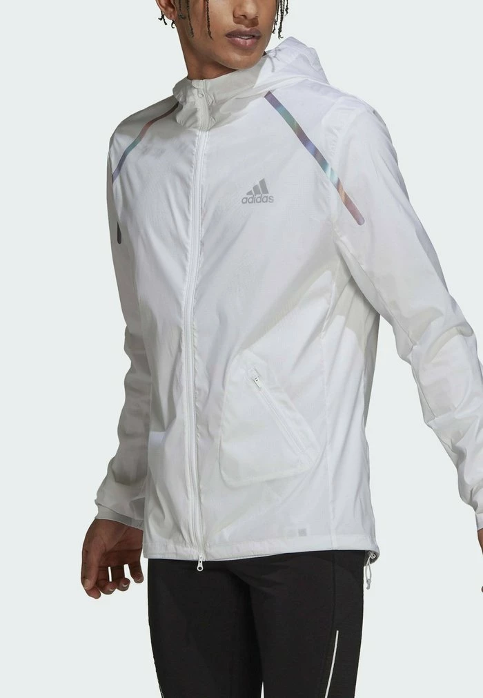 Adidas Performance MARATHON JKT - Running Jacket - White 6 Adidas Performance MARATHON JKT - Running Jacket - White - Image 4