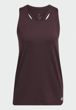 Adidas Performance Top - Shadow Maroon/white -adidas Performance Shop 83da612b569940c49094aedfb8cb3b18