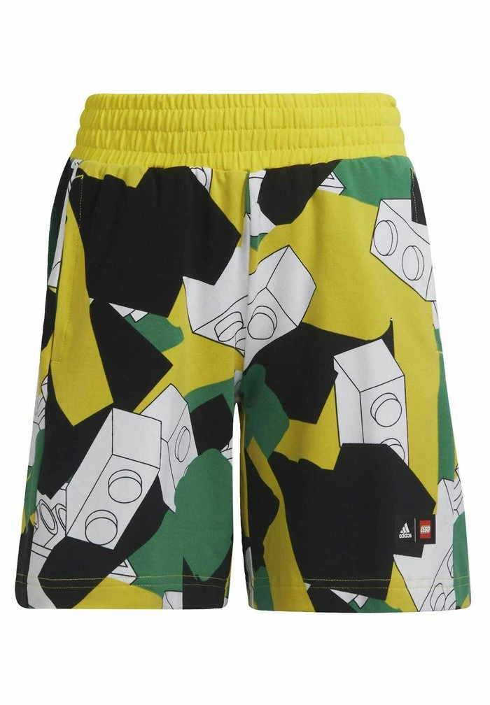 Adidas Performance Sports Shorts - Light Yellow/ White/green 3 Adidas Performance Sports Shorts - Light Yellow/ White/green