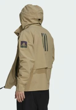 Adidas Performance MYSHELTER - Waterproof Jacket - Beige -adidas Performance Shop 84544a9ba8874df0a74e16c2c94c5712