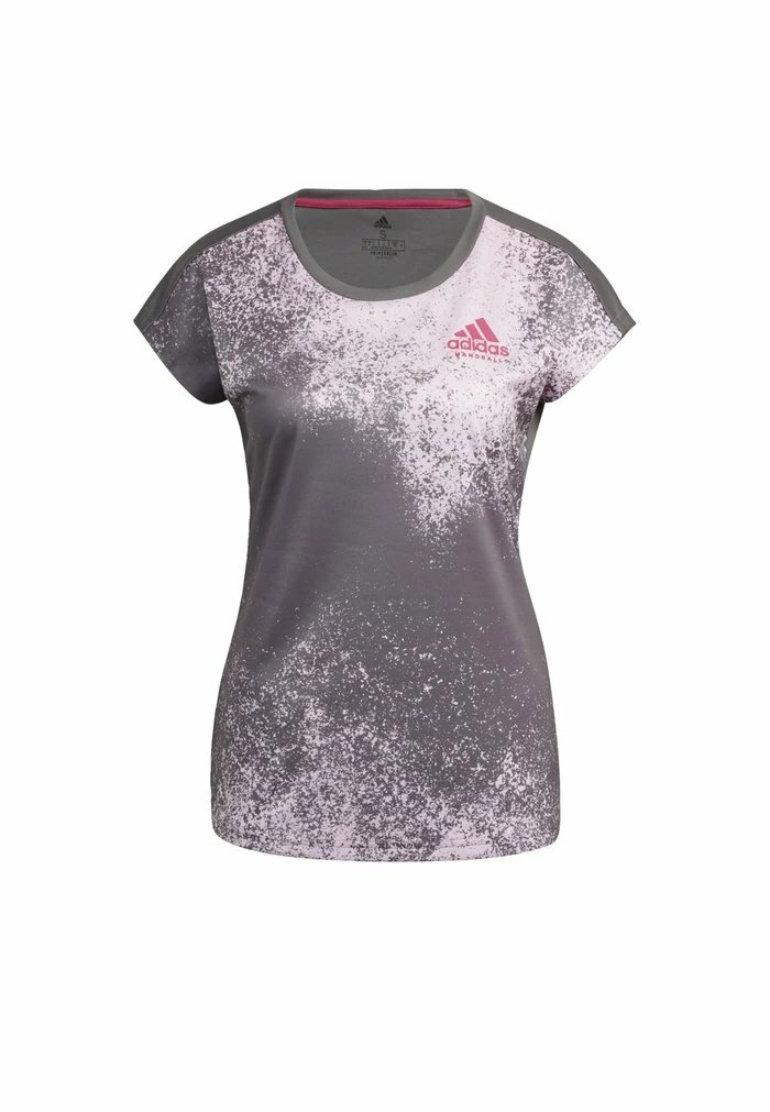 Adidas Performance HANDBALL TRAINING - Print T-shirt - Grey 11 Adidas Performance HANDBALL TRAINING - Print T-shirt - Grey - Image 9