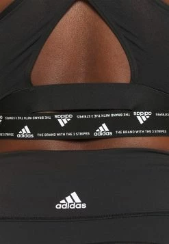 Adidas Performance Medium Support Sports Bra - Black/white -adidas Performance Shop 84e7ba6ceb344c94907e53fcd30f701f