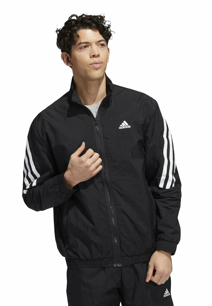Adidas Performance M FI WV TT - Zip-up Sweatshirt - Black 3 Adidas Performance M FI WV TT - Zip-up Sweatshirt - Black