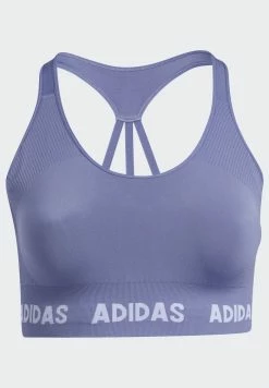 Adidas Performance AEROKNIT PS TRAINING WORKOUT DESIGNED4TRAINING PRIMEGREEN SPORTS BRA LIGHT SUPPORT FITTED - Light Support Sports Bra - Orbit Violet -adidas Performance Shop 84fbcae1455b4951b94a2d33853a215f
