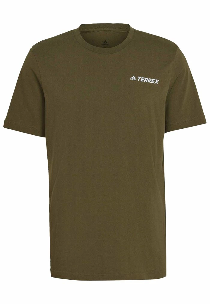 Adidas Performance TERREX MOUNTAIN GRAPHIC - Print T-shirt - Green 9 Adidas Performance TERREX MOUNTAIN GRAPHIC - Print T-shirt - Green - Image 7