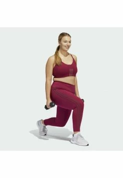 Adidas Performance OPTIME TRAINICONS STRIPES PLUS SIZE - Leggings - Red 14 Adidas Performance OPTIME TRAINICONS STRIPES PLUS SIZE - Leggings - Red -adidas Performance Shop 8563a998abe945749331e10bc993835e
