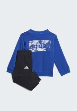 Adidas Performance ESSENTIALS SET - Sweatshirt - Royal Blue White -adidas Performance Shop 861e6c64519a4b6eab5a945889b055ab