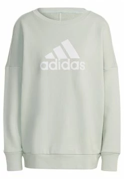 Adidas Performance W FI BOS CREW - Sweatshirt - Linen Green -adidas Performance Shop 865108ed38ca4705bae1fd98a923e43c