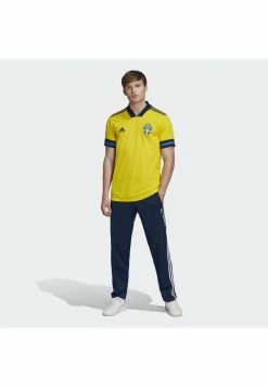 Adidas Performance SWEDEN SVFF HOME JERSEY - Club Wear - Yellow/indigo -adidas Performance Shop 86688e8c6a264c8eaf5bb669cc94bd0e
