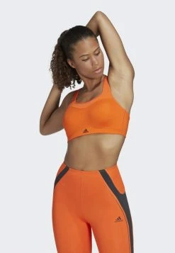Adidas Performance High Support Sports Bra - Orange