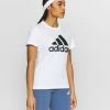Adidas Performance W BL T - Print T-shirt - White/black -adidas Performance Shop 88a3d8f87ecc40bf9865173ad8d3b24a