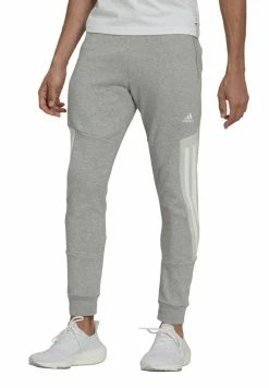 Adidas Performance FUTURE ICON 3-STRIPES - Tracksuit Bottoms - Medium Grey Heather