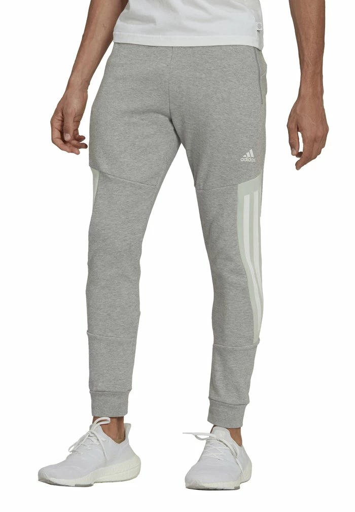 Adidas Performance FUTURE ICON 3-STRIPES - Tracksuit Bottoms - Medium Grey Heather 3 Adidas Performance FUTURE ICON 3-STRIPES - Tracksuit Bottoms - Medium Grey Heather