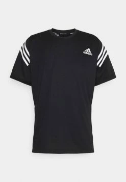 Adidas Performance TEE - Print T-shirt - Black/white -adidas Performance Shop 8917e0be25cd4bf9b9de03d64eba9ba0