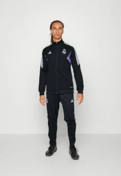 Adidas Performance REAL MADRID TRACK SUIT - Tracksuit - Black