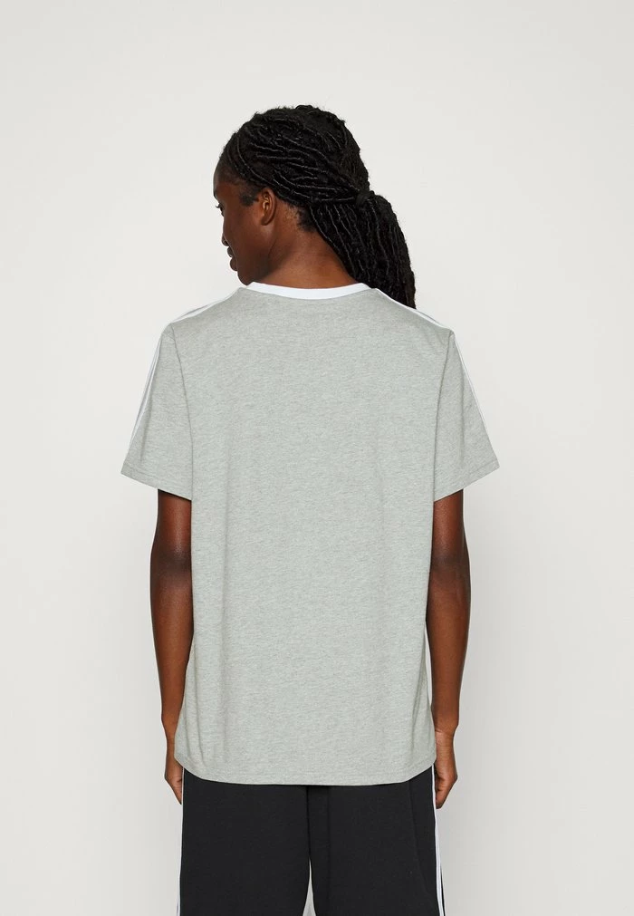 Adidas Performance Basic T-shirt - Medium Grey Heather/white 5 Adidas Performance Basic T-shirt - Medium Grey Heather/white - Image 3