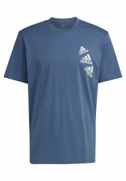 Adidas Performance Print T-shirt - Steel/bliss Lilac -adidas Performance Shop 8965e0bceb124e01b0c5147d60f695b3