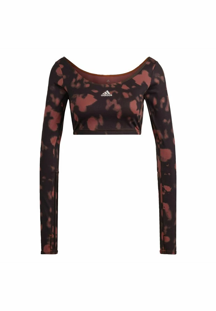 Adidas Performance HYPERGLAM CUT - Long Sleeved Top - Red White 7 Adidas Performance HYPERGLAM CUT - Long Sleeved Top - Red White - Image 5