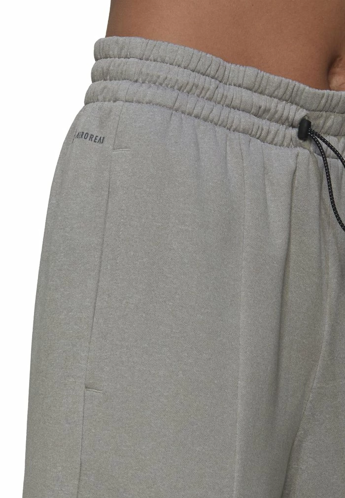 Adidas Performance W GG WIDELEG PT - Trousers - Medium Grey Heather/white 8 Adidas Performance W GG WIDELEG PT - Trousers - Medium Grey Heather/white - Image 6