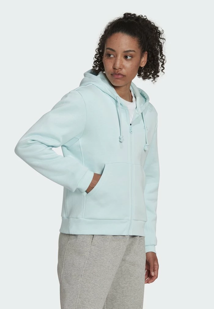 Adidas Performance Zip-up Sweatshirt - Blue 5 Adidas Performance Zip-up Sweatshirt - Blue - Image 3