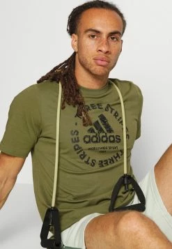 Adidas Performance Print T-shirt - Focus Olive 11 Adidas Performance Print T-shirt - Focus Olive -adidas Performance Shop 89ea398446254c4e833380c6f53bedf3