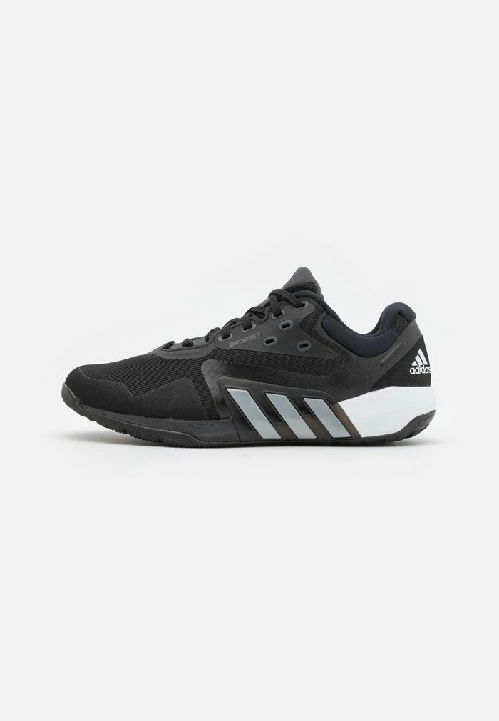Adidas Performance DROPSET TRAINER - Training Shoe - Core Black/silver Metallic/footwear White 3 Adidas Performance DROPSET TRAINER - Training Shoe - Core Black/silver Metallic/footwear White