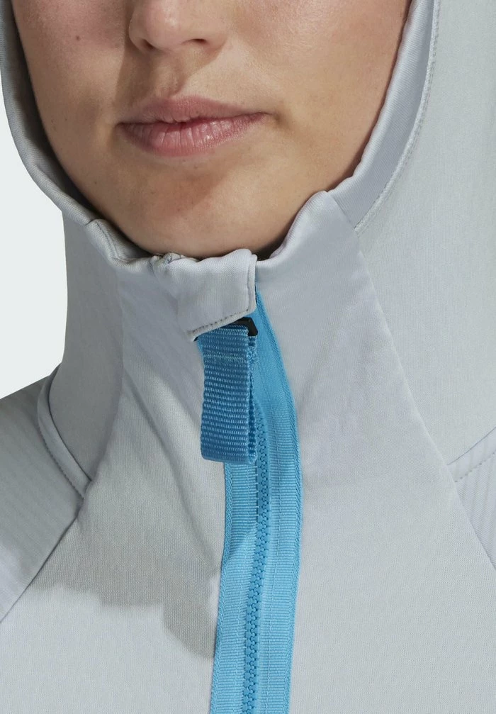 Adidas Performance TERREX TECH - Zip-up Sweatshirt - Blue 7 Adidas Performance TERREX TECH - Zip-up Sweatshirt - Blue - Image 5
