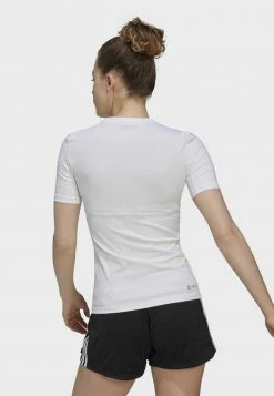 Adidas Performance TECHFIT - Print T-shirt - White -adidas Performance Shop 8b39e40c967745d8a57dd65e77988049