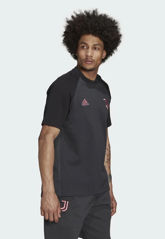 Adidas Performance JUVENTUS TURIN - Sports T-shirt - Carbon/black 5 Adidas Performance JUVENTUS TURIN - Sports T-shirt - Carbon/black - Image 3