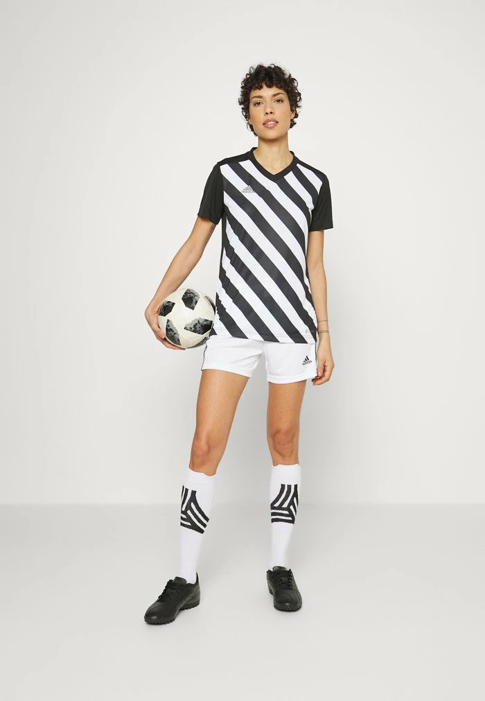 Adidas Performance ENTRADA - Sports T-shirt - Black/white 4 Adidas Performance ENTRADA - Sports T-shirt - Black/white - Image 2