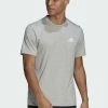 Adidas Performance DESIGNED TO MOVE STRETCH - Print T-shirt - Grey -adidas Performance Shop 8be64cb4e9034adb8888cafea70edb8b