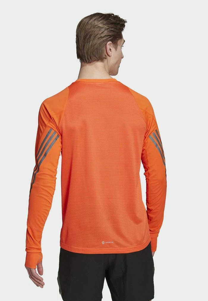 Adidas Performance RUN ICON FULL REFLECTIVE STRIPES - Long Sleeved Top - Orange 5 Adidas Performance RUN ICON FULL REFLECTIVE STRIPES - Long Sleeved Top - Orange - Image 3
