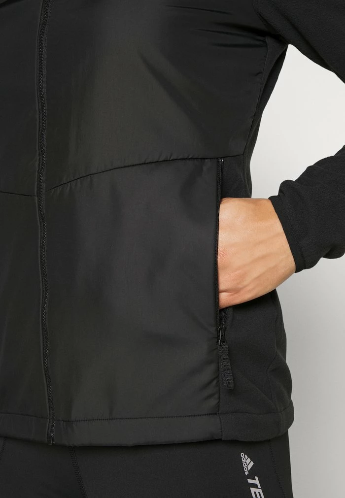 Adidas Performance Fleece Jacket - Black 6 Adidas Performance Fleece Jacket - Black - Image 4