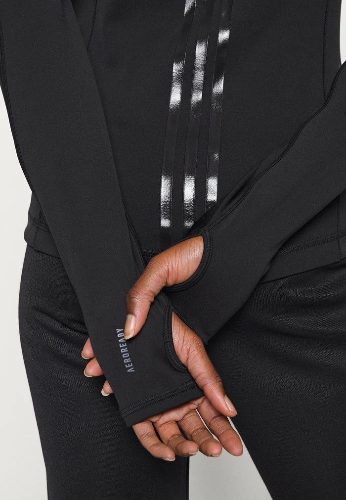 Adidas Performance LONGSLEEVE - Long Sleeved Top - Black 8 Adidas Performance LONGSLEEVE - Long Sleeved Top - Black - Image 6