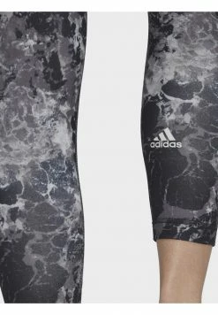Adidas Performance ESSENTIALS - Leggings - Trousers - Grey -adidas Performance Shop 8d08f4cf0747413a8929ebd3d6a081fe