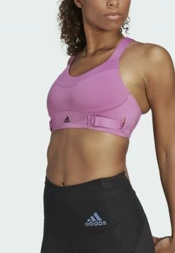 Adidas Performance FAST L RU HS BR - Medium Support Sports Bra - Purple -adidas Performance Shop 8d24b4e7c5da4647bba0b5f145ea9bcc