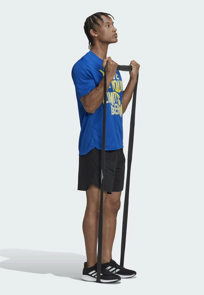 Adidas Performance INTENSITY - Sports T-shirt - Blue 4 Adidas Performance INTENSITY - Sports T-shirt - Blue - Image 2