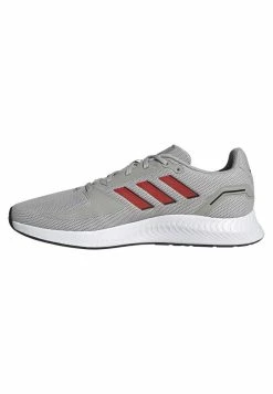 Adidas Performance RUNFALCON 2.0 - Neutral Running Shoes - Grey Two/vivid Red/core Black