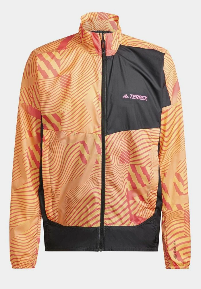 Adidas Performance TRAIL WIND J - Running Jacket - Bliss Lilac Beam Orange 9 Adidas Performance TRAIL WIND J - Running Jacket - Bliss Lilac Beam Orange - Image 7